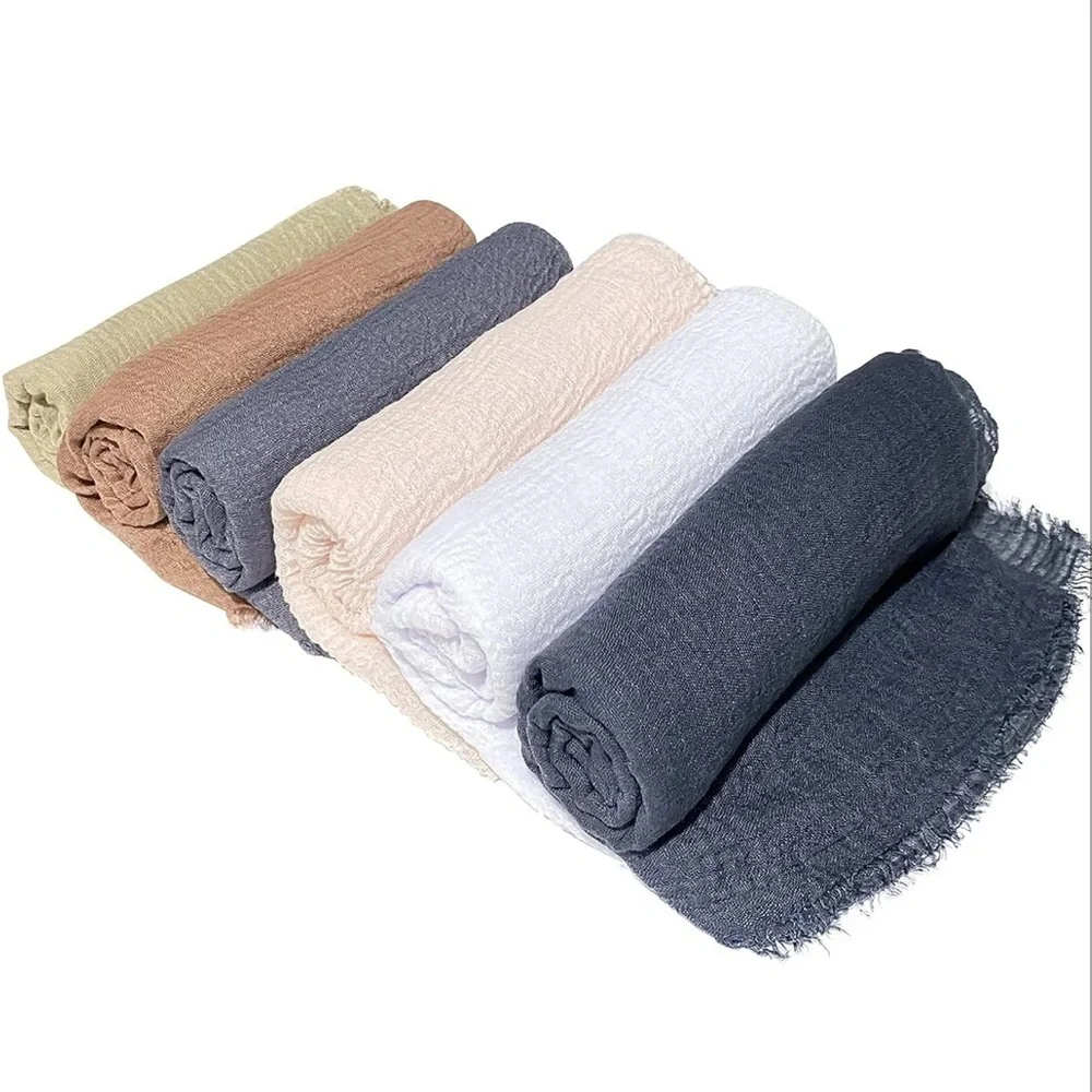 NEW! MANSHU Shawl and Wrap, Long Scarf, Big Head Scarf 6 PCS Women’s Soft